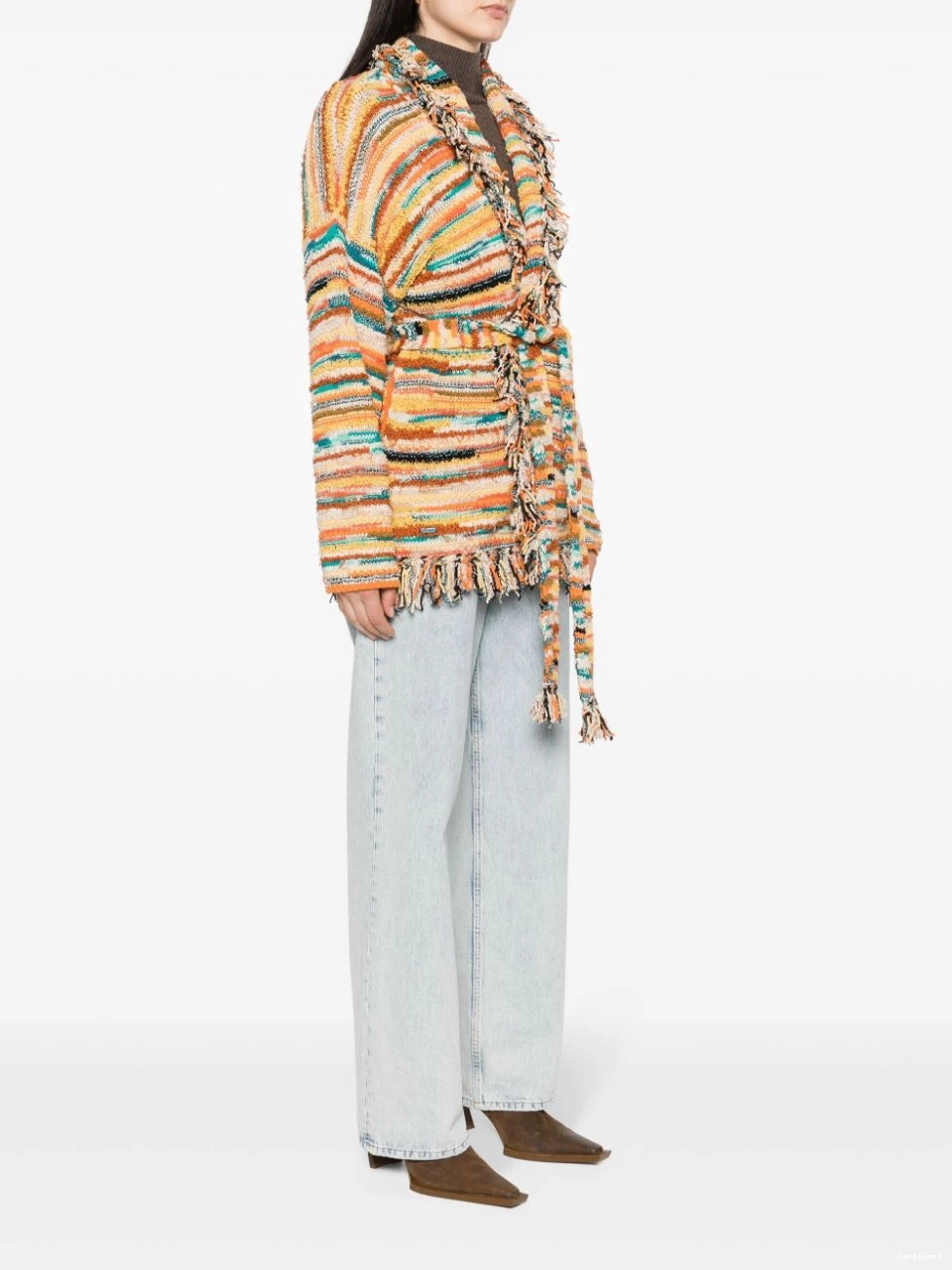 Affordable Women Madurai striped Alanui cardigan 0402